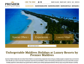 premiermaldives.com screenshot