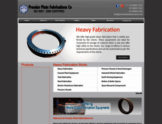 premierplatefabrications.net screenshot