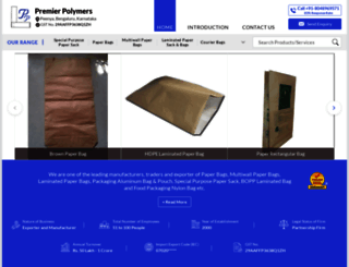 premierpolymers.net.in screenshot