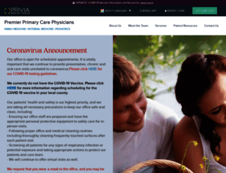 premierprimarycare.com screenshot