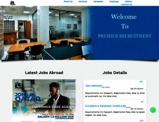 premierrecruitment.com screenshot