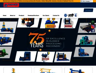 premierrubbermachinery.com screenshot