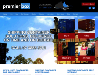 premiershippingcontainers.com.au screenshot