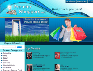 premiershoppers.net screenshot