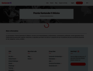 premiosantander.com.mx screenshot