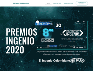 premiosingenio.org screenshot