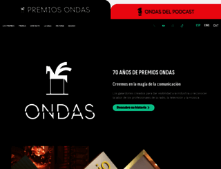 premiosondas.com screenshot