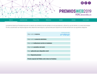 premiosweb.abcdesevilla.es screenshot