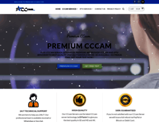 premium-cccam.com screenshot