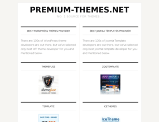 premium-themes.net screenshot