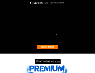 premium.gamersclub.com.br screenshot