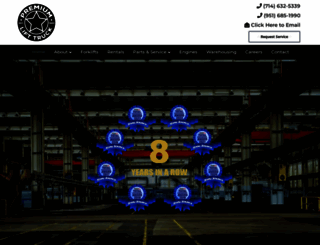 premiumforklifts.com screenshot