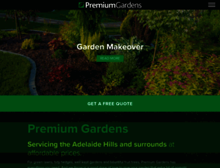 premiumgardens.com.au screenshot