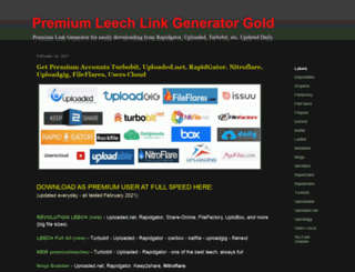 Access premiumleechgold.blogspot.com. Link Generator Gold
