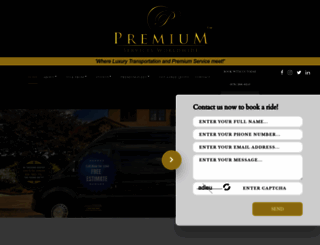 premiumlimoservices.com screenshot