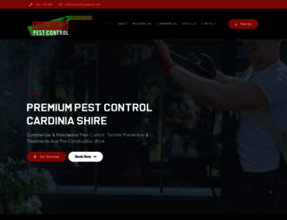 premiumpestcontrol.com.au screenshot