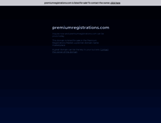 premiumregistrations.com screenshot