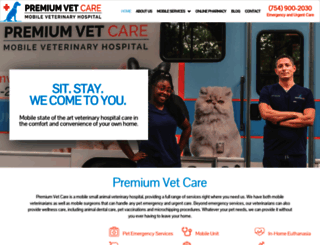 premiumvetcare.com screenshot