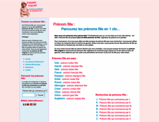 prenoms-fille.net screenshot