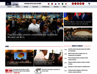prensa-latina.cu screenshot