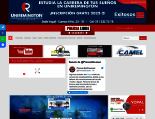 prensalibrecasanare.com screenshot