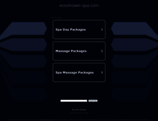 preorder.ecoshower-spa.com screenshot