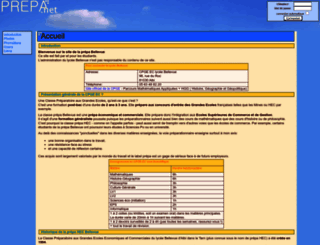 prepa.net screenshot
