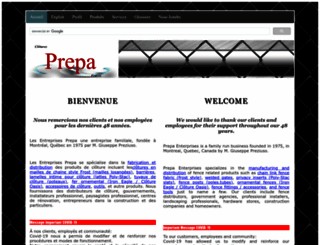 prepafences.com screenshot