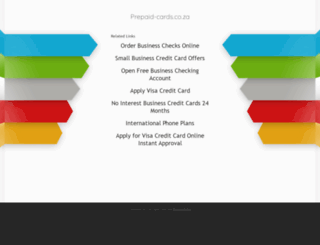 prepaid-cards.co.za screenshot