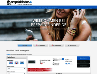 prepaid-finder.de screenshot