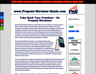 prepaid-wireless-guide.com screenshot
