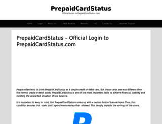 prepaidcardstatus.tips screenshot