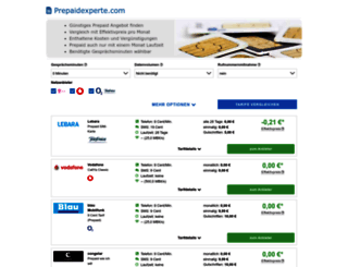 prepaidexperte.com screenshot
