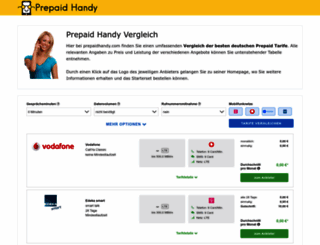 prepaidhandy.com screenshot