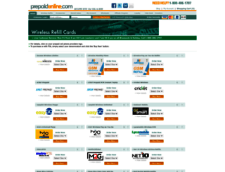 prepaidonline.com screenshot