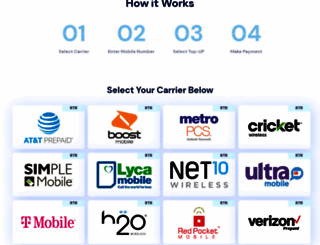 prepaidphonebill.com screenshot