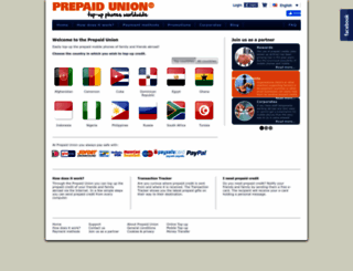 prepaidunion.com screenshot
