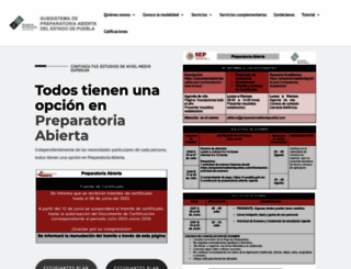 preparatoriaabiertapuebla.com screenshot