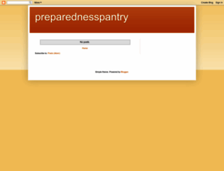 preparednesspantry.blogspot.com screenshot