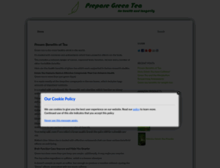preparegreentea.com screenshot