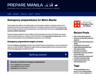preparemanila.org screenshot