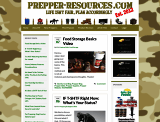 prepper-resources.com screenshot