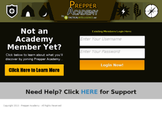 prepperacademy.com screenshot