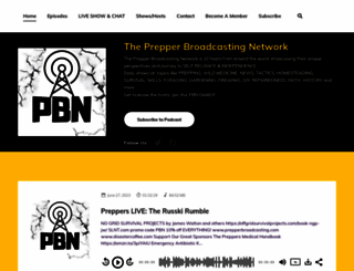 prepperbroadcasting.com screenshot