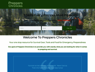 prepperchronicles.com screenshot