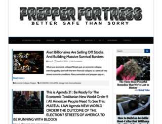 prepperfortress.com screenshot