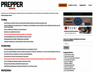 prepperwebsite.com screenshot