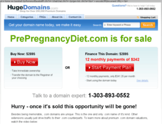 prepregnancydiet.com screenshot