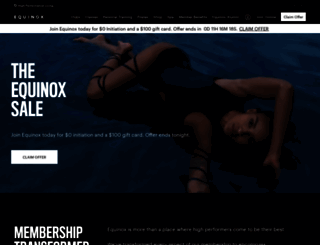 preprod.equinox.com screenshot