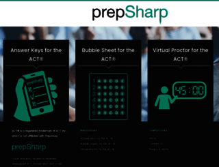 prepsharp.com screenshot